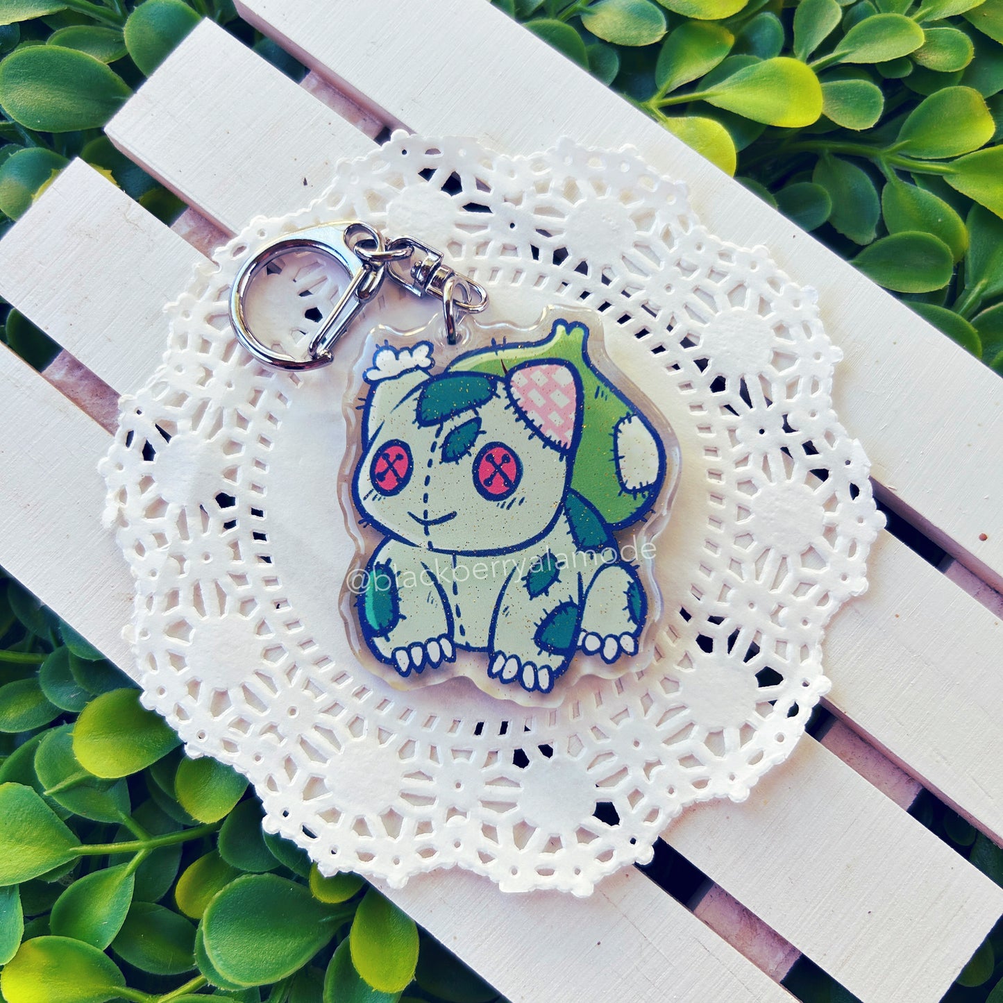 Pokémon: Kanto Starter Glitter Keychains
