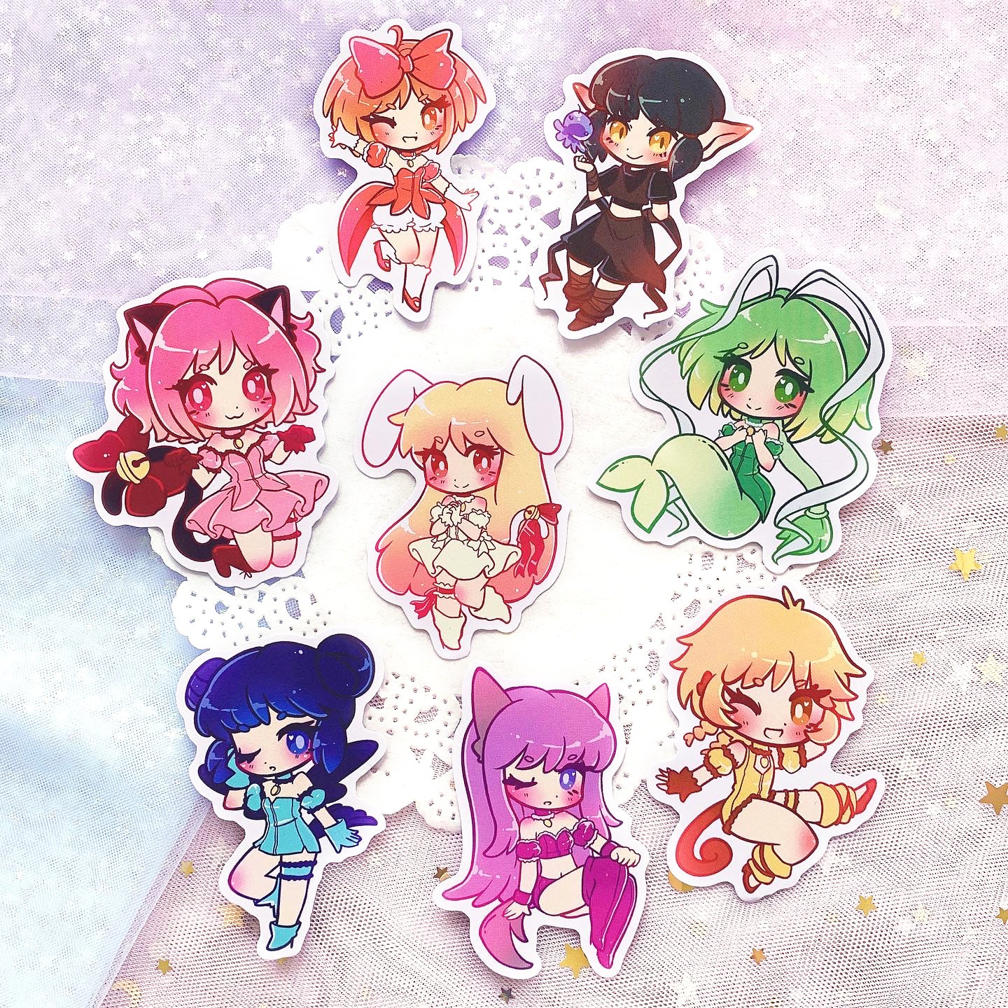 Tokyo Mew Mew: 8pc Vinyl Sticker Set