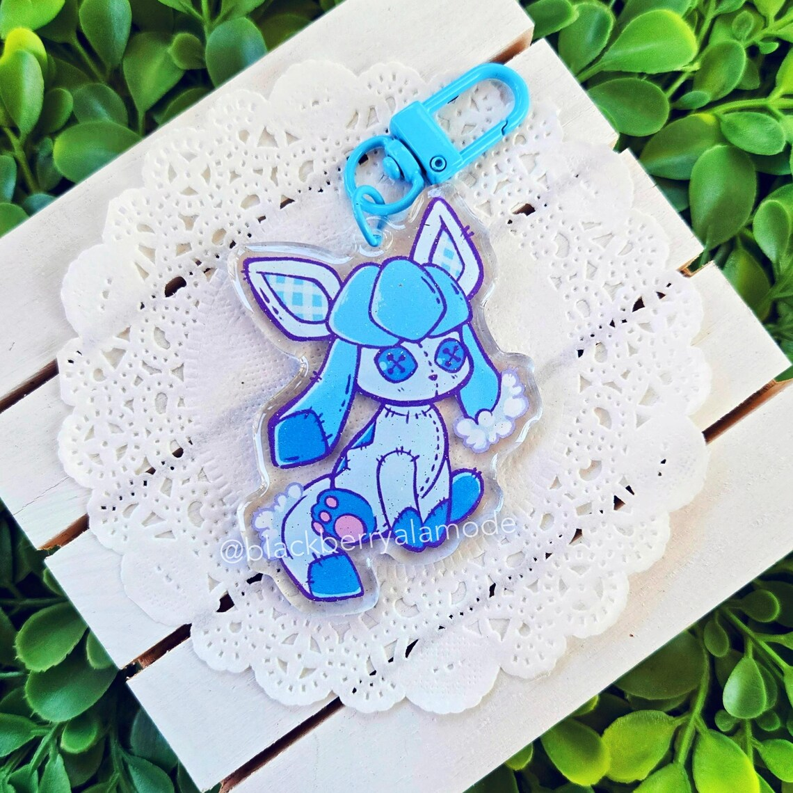 Eeveelution Plush 2.5" Glitter Charms