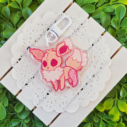 Eeveelution Plush 2.5" Glitter Charms