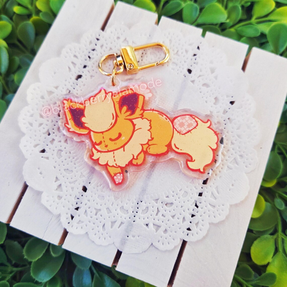 Eeveelution Plush 2.5" Glitter Charms