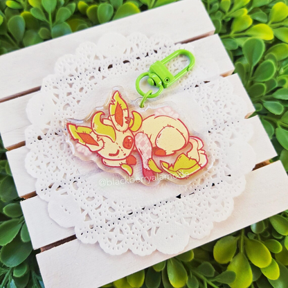 Eeveelution Plush 2.5" Glitter Charms