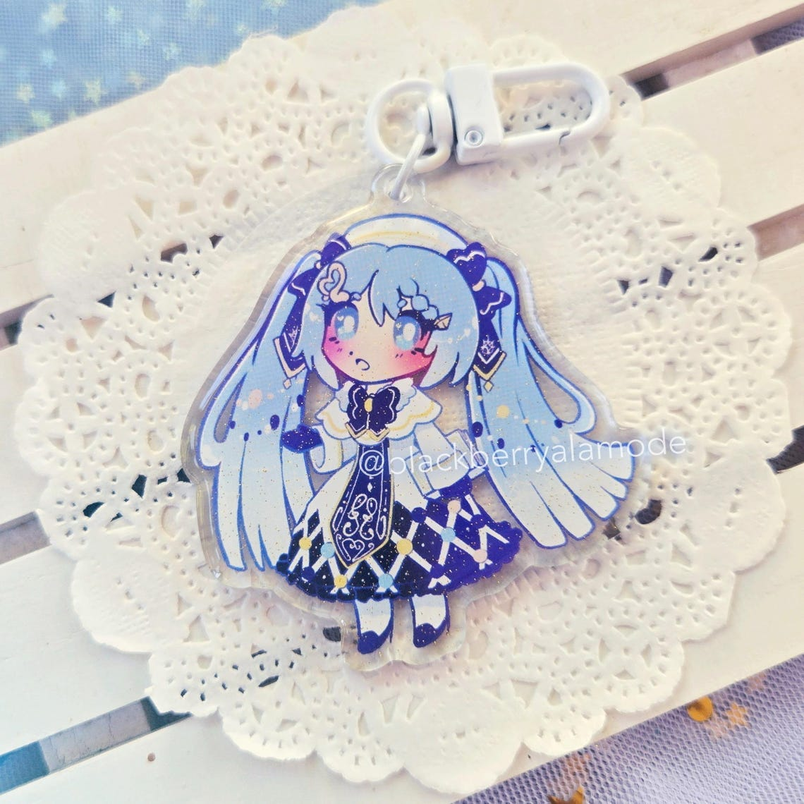 2.5" Miku Glitter Charms