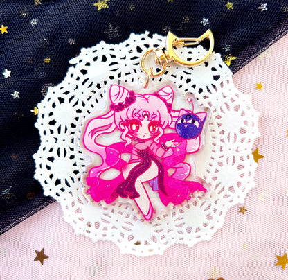Sailor Moon 2.5" Glitter Charms (Outer Scouts)