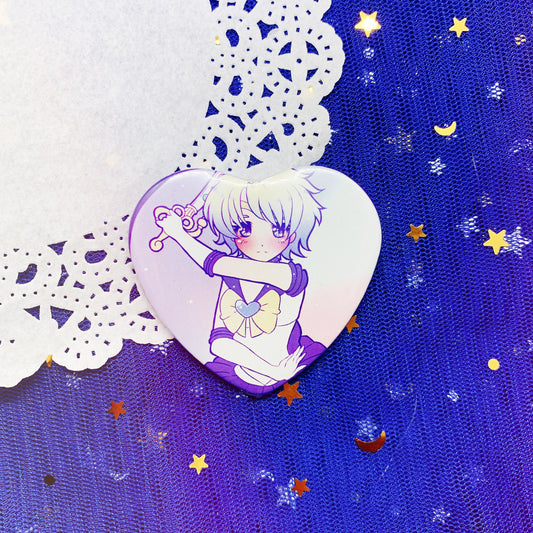 Sailor Uranus Heart Button