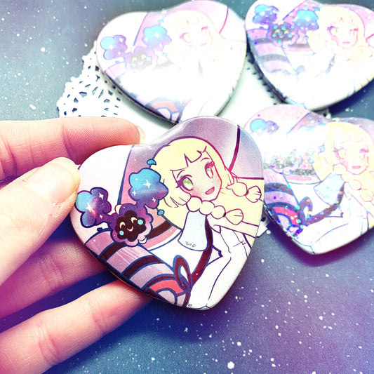 Lillie Heart Button