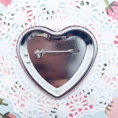 Sailor Mercury Heart Button