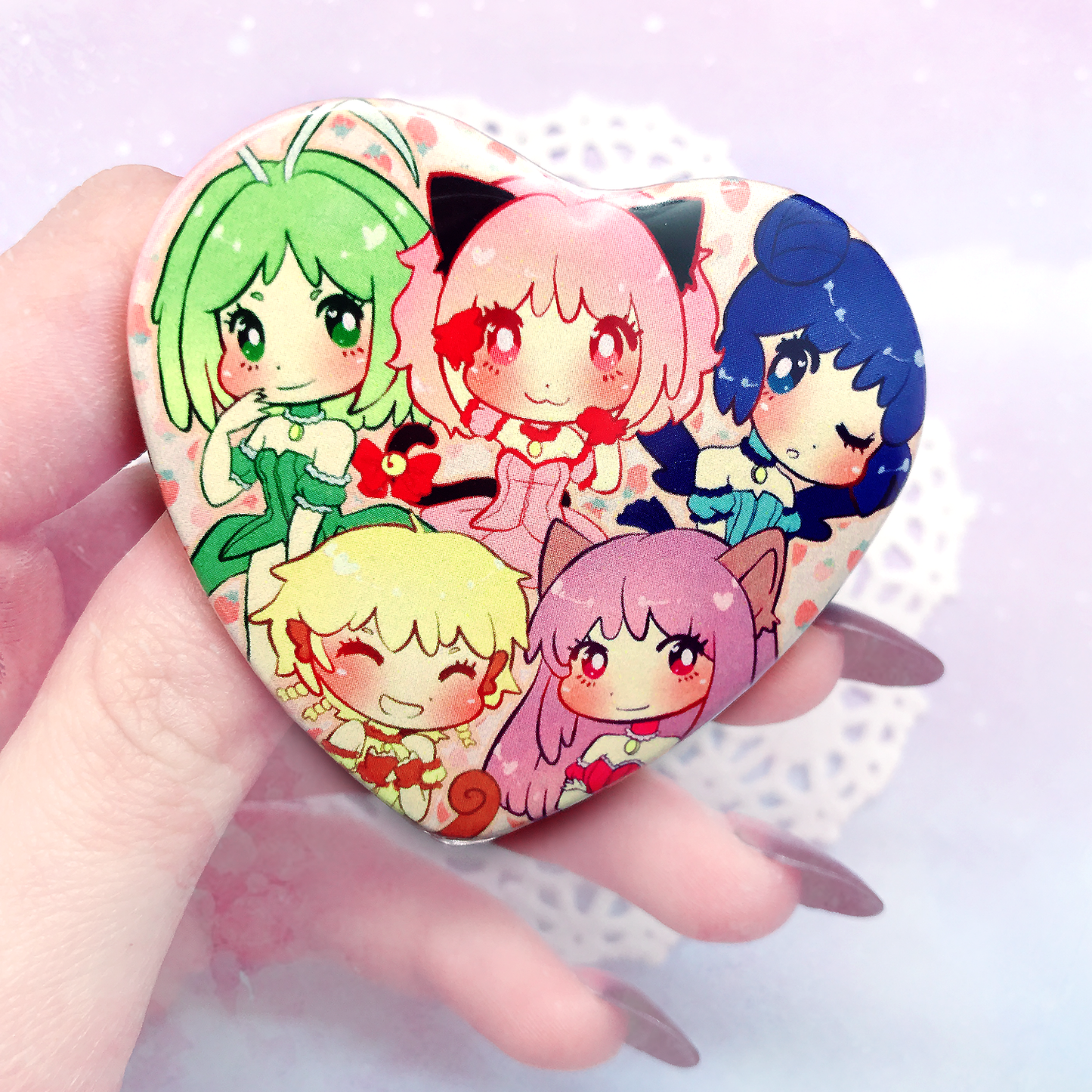 Tokyo Mew Mew Heart Button