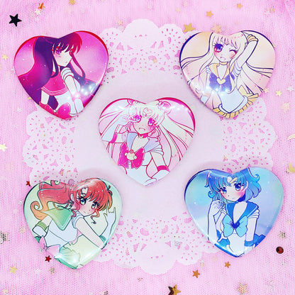 Sailor Moon Heart Button