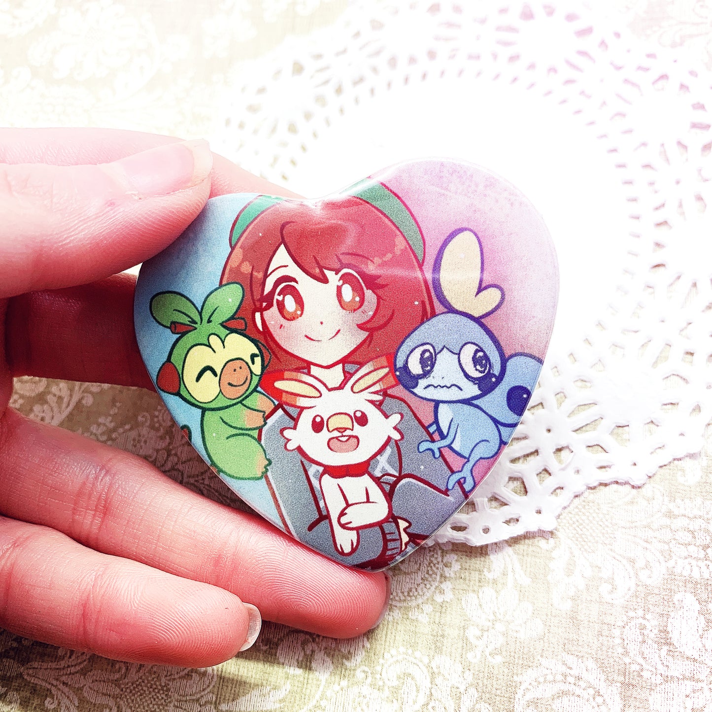 Pokemon Sword and Shield Heart Button