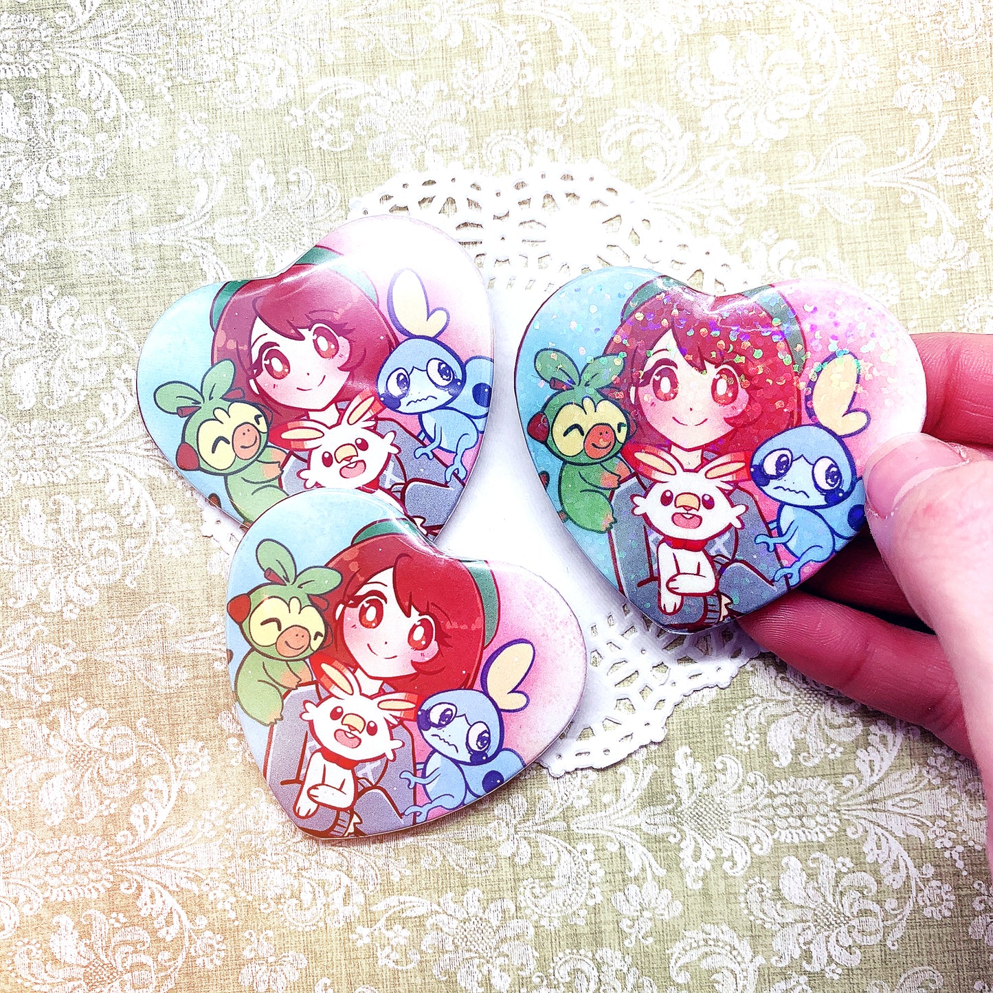 Pokemon Sword and Shield Heart Button